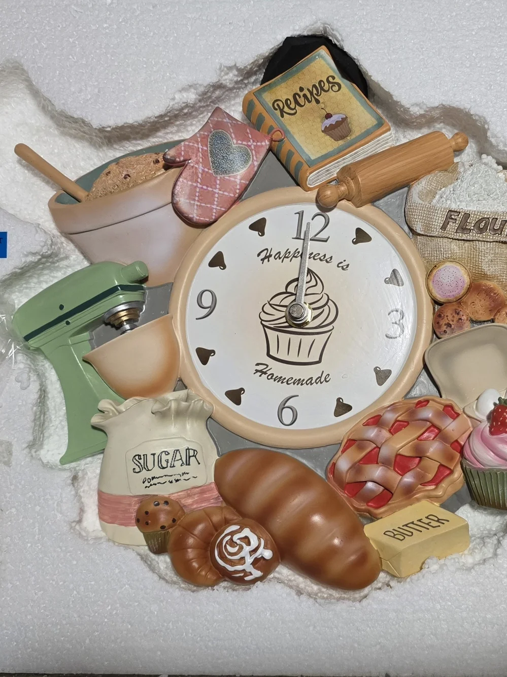 Bradford Exchange Homemade Happiness Wall Clock